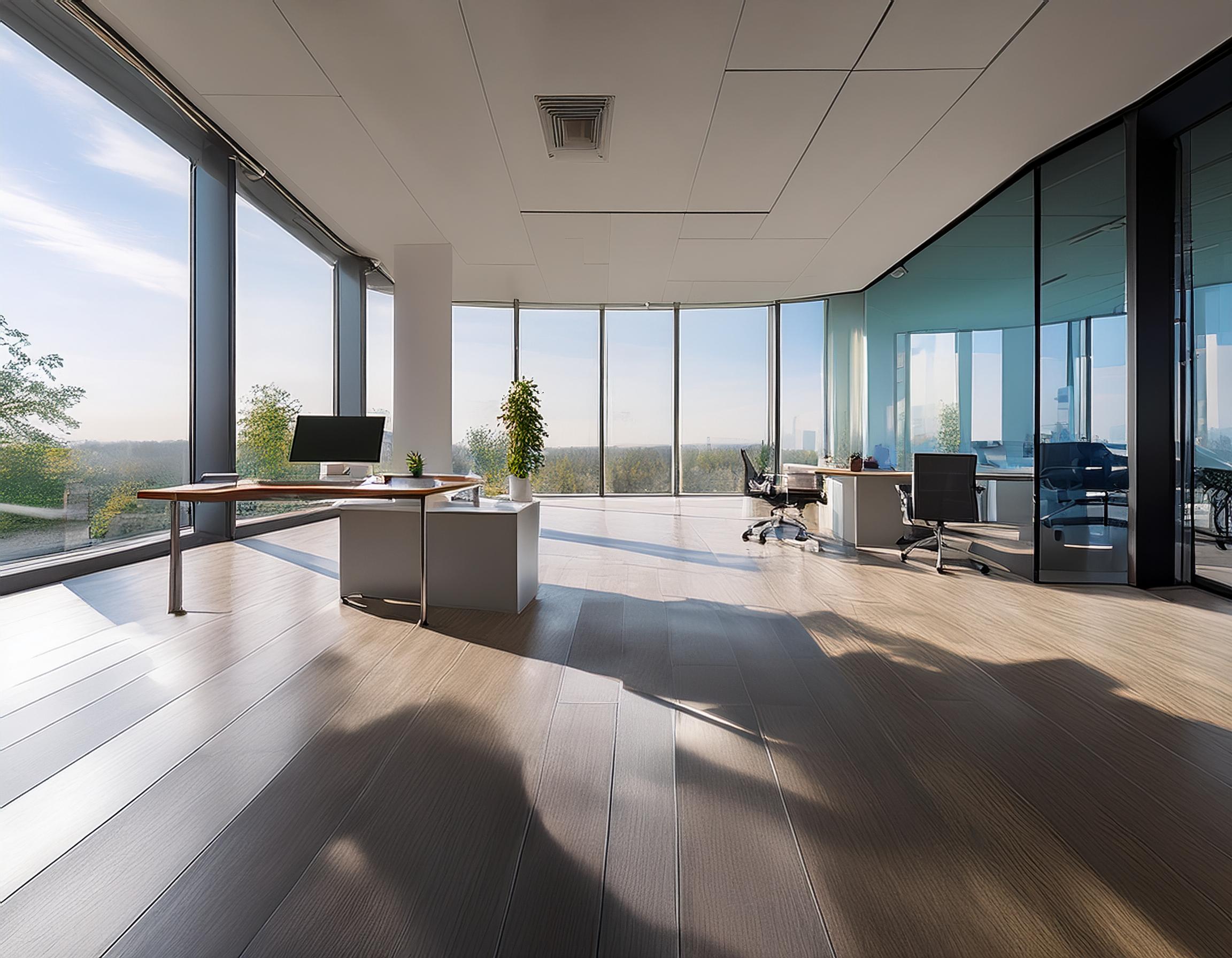 Elegantes Bürointerieur einer Steuerkanzlei